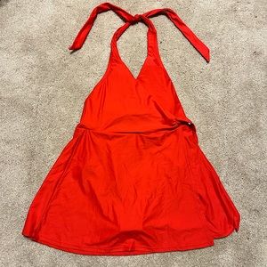 NWT J. Crew orange swim suit size 6